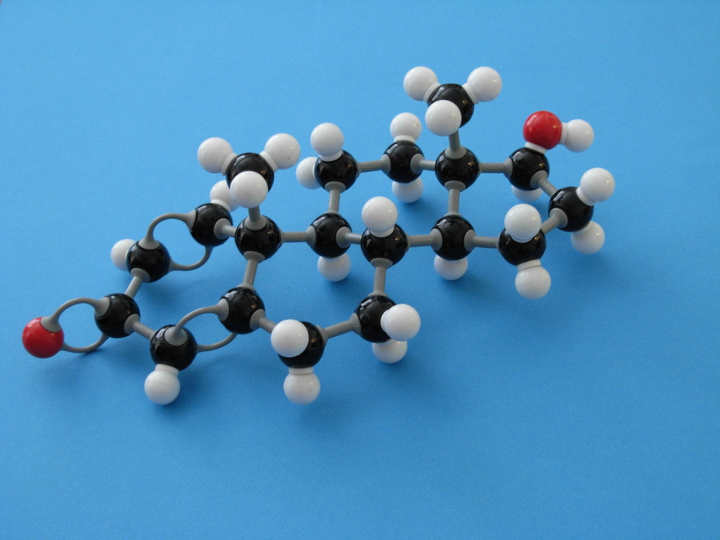 Nandrolone molecule (with some overlap)