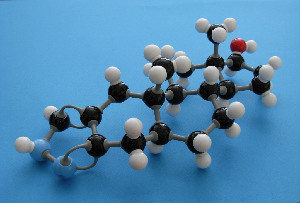 Stanozolol molecule