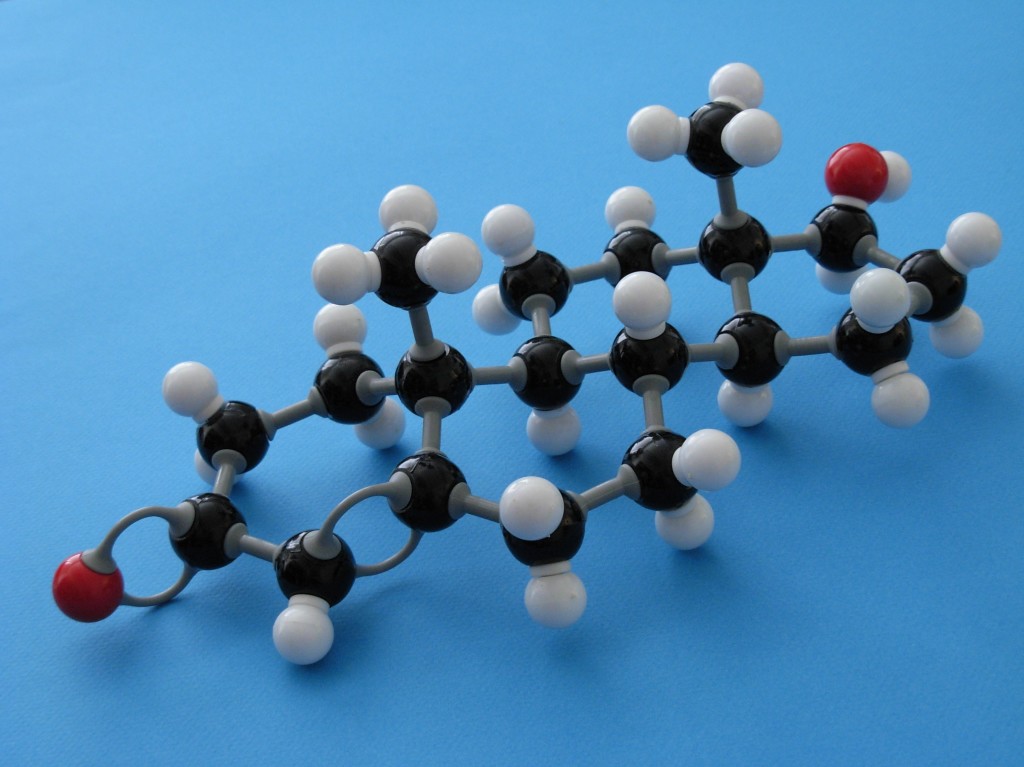 Nandrolone molecule (with the least overlap)